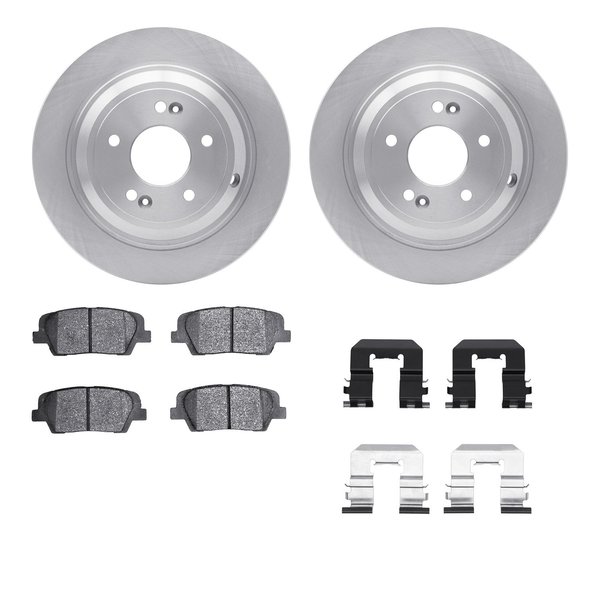 Dynamic Friction Co 6512-03350, Rotors with 5000 Advanced Brake Pads includes Hardware 6512-03350